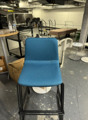 [#B1-18] NAUGHT ONE TEAL STOOLS
