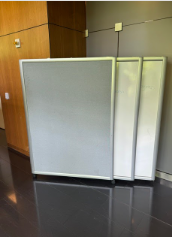 [#F4-23] 6 PIECE ROLLING MARKER BOARD/WALL DIVIDERS
