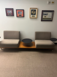 [#B12-59] GREY 2 SEATER/TABLE COMBO