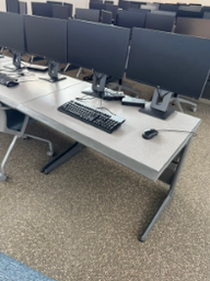 [#C12-86] GREY TRAINING TABLE