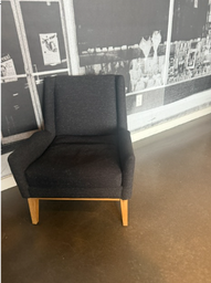 [#B12-5] Black Armchair