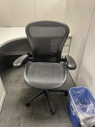 [#B13-3] Black mesh seat/Black mesh back task chair