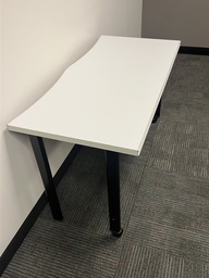 [#C12-31] 24"x48" rectangle table w/ curved top