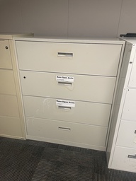 [#D10-36] Fireproof 36" tan lateral file