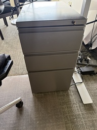 [#D16-89] 23 1/4  x 14 1/2  x 27 1/2 GREY PED