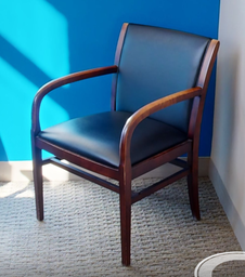 [#B9-2] Black guest chair
