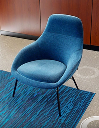 [#B12-4] Blue lounge chairs