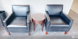 [#B12-4] Black lounge chair