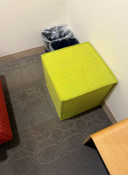[#B11-25] FABRIC CUBE (GREEN)