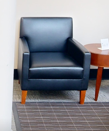 [#B12-7] Black lounge chair