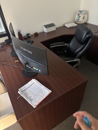 [#E6-32] L-Shape large desk