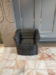 [#B12-34] Patterned Lounge Chair