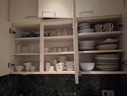 [#I1-46] Box of Glasses, Cups, Plates