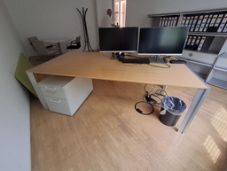 [#E2-57] Desk - Brown