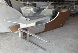 [#E6-2] Curved L Desk