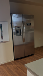 [#G7-14] STAINLESS STEEL FRIDGE