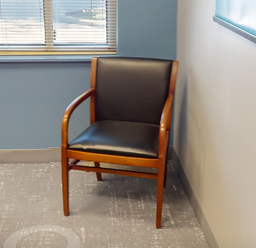 [#B9-5] Black guest chair