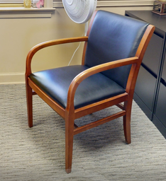 [#B9-3] Black guest chair