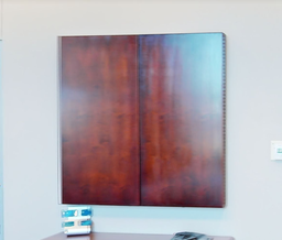 [#F4-16] Whiteboard in wall mounted cabinet