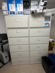 [#D13-69] Filing cabinet vertical 6 tier