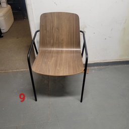 [#B9-9] Dark Walnut Dining Chair