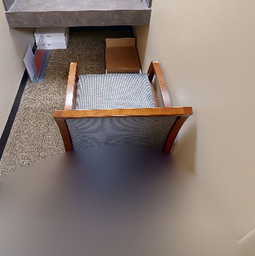 [#B9-6] Grey guest chair