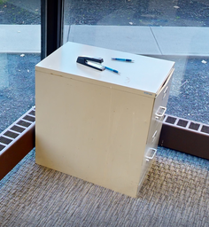 [#D7-9] 2D vertical filing cabinet