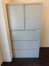 [#D12-19] 36 X 66 2 door storage over lateral