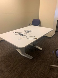 [#C4-26] 60 X 30 White Huddle Table*