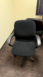 [#B13-63] Black task chair