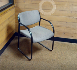[#B8-5] Grey guest chair
