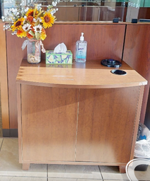 [#D20-9] 2 door wood cabinet