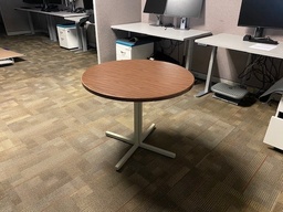 [#C9-21] 36" Brown Round Table