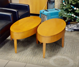 [#C3-9] Oval coffee table