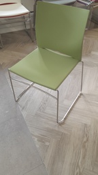 [#B4-24] Stackable meeting chair (Green)
