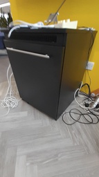 [#D20-75] Medium black AV cupboard