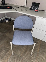 [#B8-43] Blue Guest Chair (2)