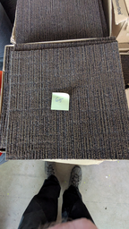 [#L1-46] Carpet Tile - cordovan box of 20