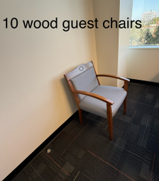 [#B9-12] Wood Guest Chairs