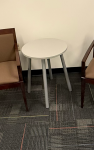 [#C3-15] Grey/round open area table