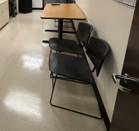 [#B4-17] Black Kitchen Chairs