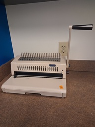 [#H13-35] Manual plastic comb binding machine