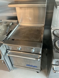 [#G7-5] flat top stove with oven — electric