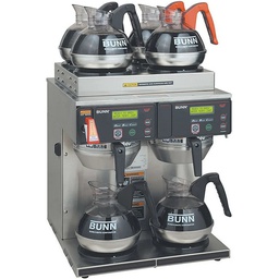[#G1-53] Coffee maker— 1 double and one single-six brewing pot— 18 smaller brewing pots (photo representation)