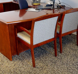 [#B9-5] wooden guest chairs (office)