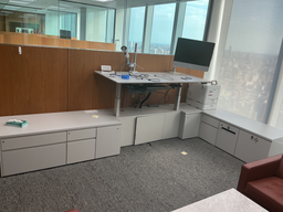 [#D19-3] 16" × 24" × 22" Private office lower storage, right hinge