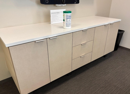 [#D5-9] Millwork credenza 2 w drawers (4)
