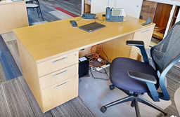 [#E4-5] 5D classic wood desk