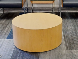 [#C3-14] Round solid coffee table