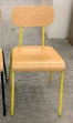 [#B4-14] AC Forster Stackable Chair
Plywood seat and back
Yellow metal seat frame